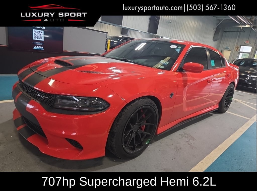 Used 2017 Dodge Charger SRT Hellcat w/ Harman/Kardon Audio Group RWD image 1