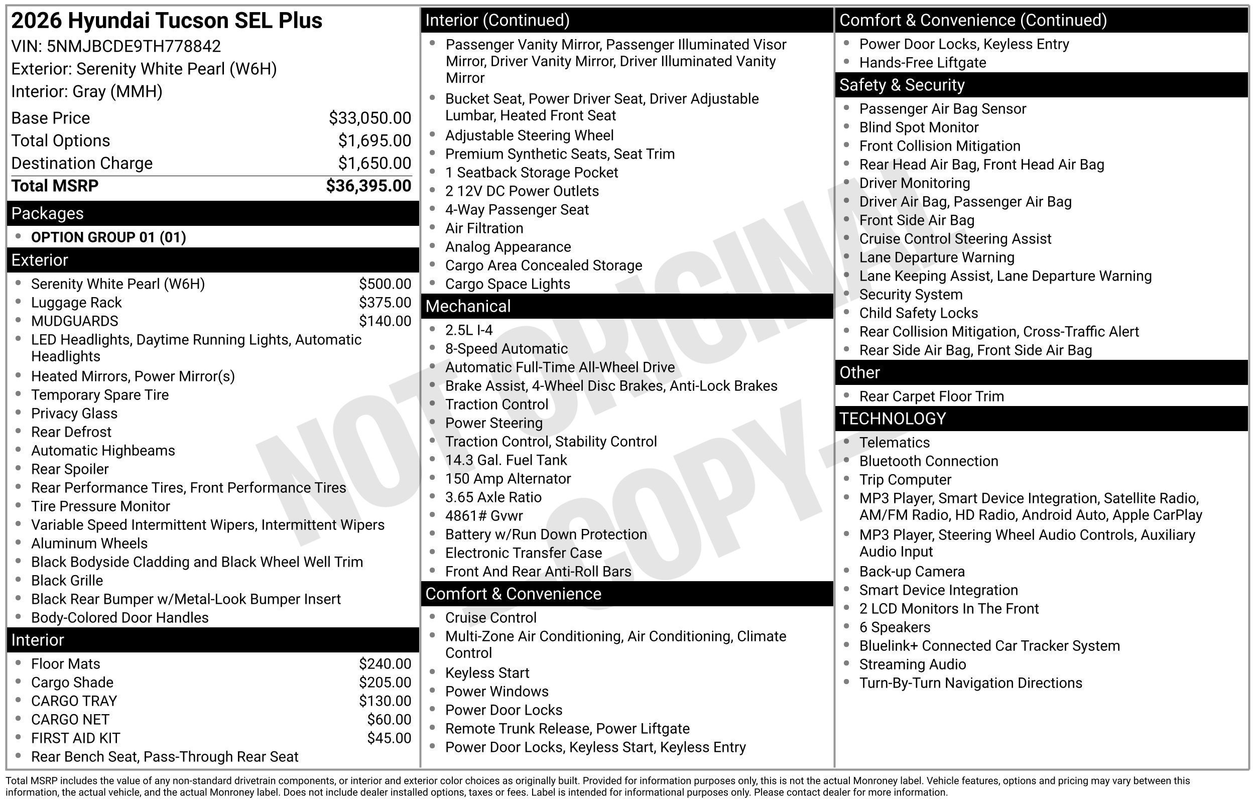 New 2026 Hyundai Tucson SEL Plus AWD/4WD image 13