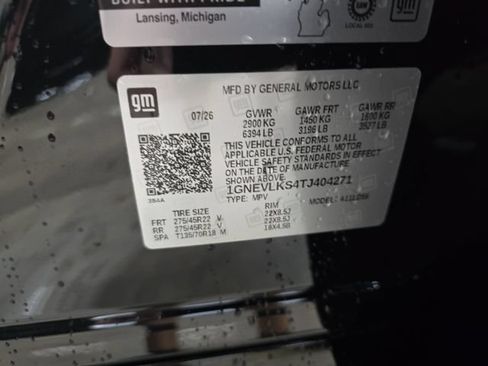New 2026 Chevrolet Traverse RS w/ LPO, Floor Liner Package AWD/4WD image 38