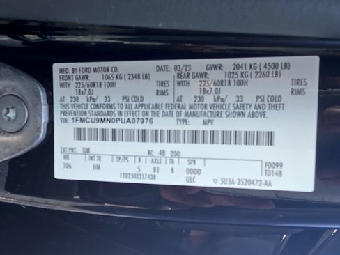 Used 2023 Ford Escape ST-Line w/ Tech Pack #1 AWD/4WD image 25