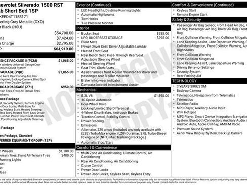 Used 2026 Chevrolet Silverado 1500 RST w/ Safety Package AWD/4WD image 34