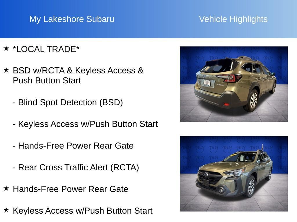 Certified 2025 Subaru Outback Premium AWD/4WD image 7