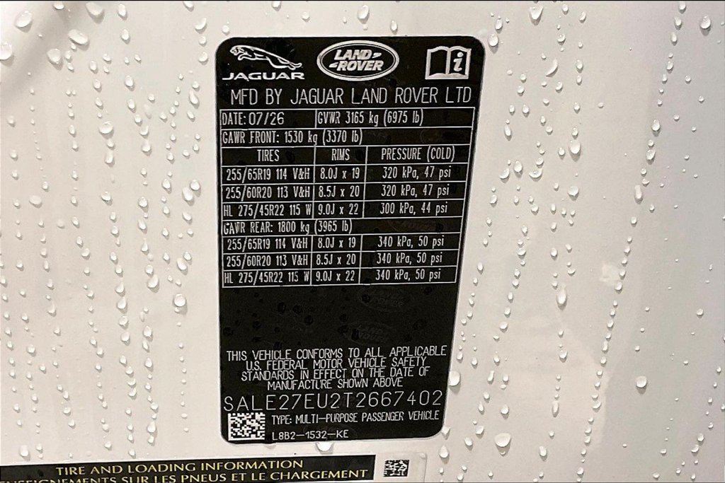 New 2026 Land Rover Defender 110 X-Dynamic SE AWD/4WD image 9