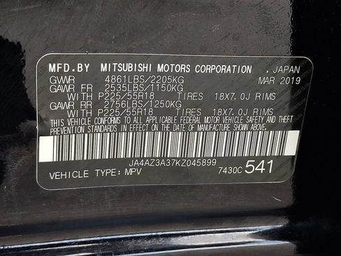 Used 2019 Mitsubishi Outlander SE AWD/4WD image 27