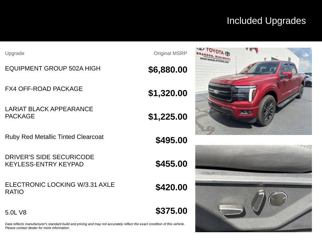 Used 2026 Ford F150 Lariat w/ Equipment Group 502A High AWD/4WD image 7