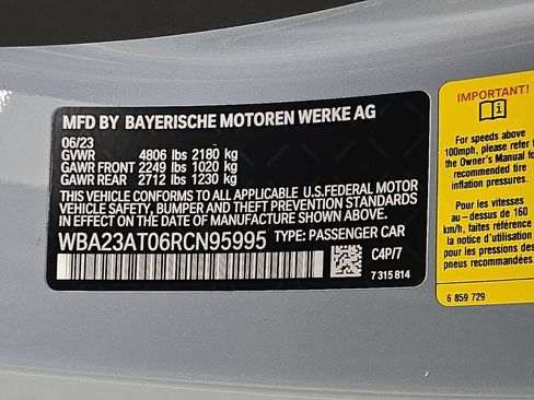 Used 2024 BMW 430i Convertible w/ M Sport Package RWD image 32