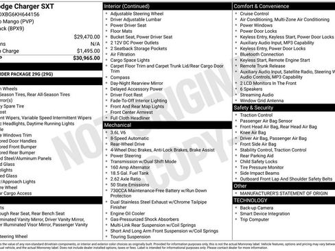 Used 2019 Dodge Charger SXT RWD image 11