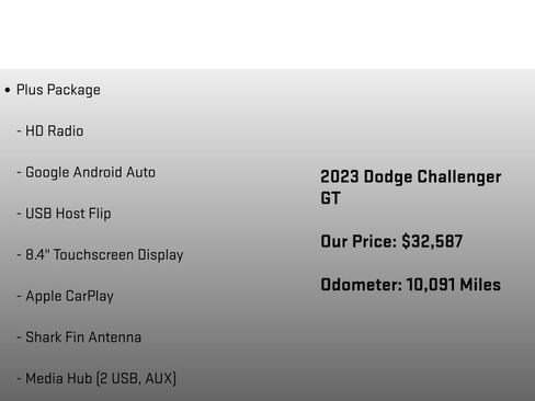 Used 2023 Dodge Challenger GT w/ Plus Package image 18