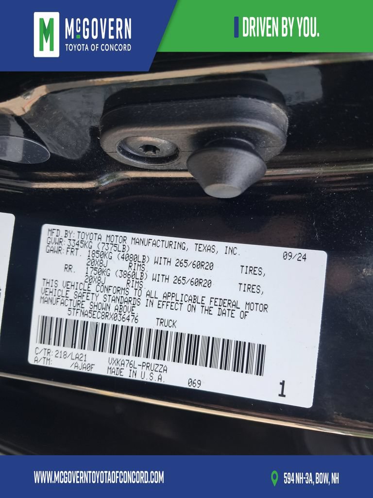 Used 2024 Toyota Tundra Platinum AWD/4WD image 33