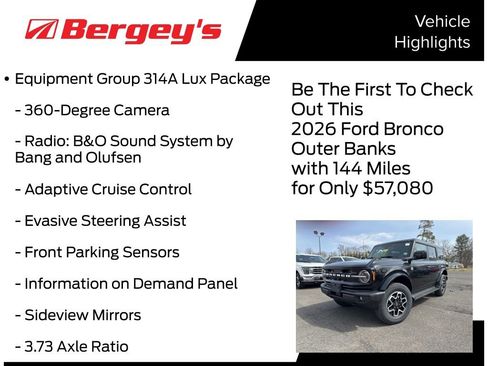 New 2026 Ford Bronco Outer Banks image 5