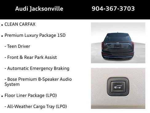 Used 2020 Cadillac XT6 Premium Luxury w/ LPO, Floor Liner Package image 9
