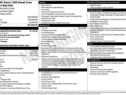 Used 2023 GMC Sierra 1500 Denali w/ Denali Carbonpro Edition image 12