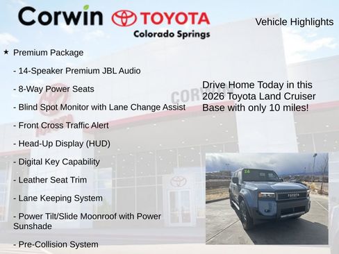 Used 2026 Toyota Land Cruiser w/ Premium Package image 8