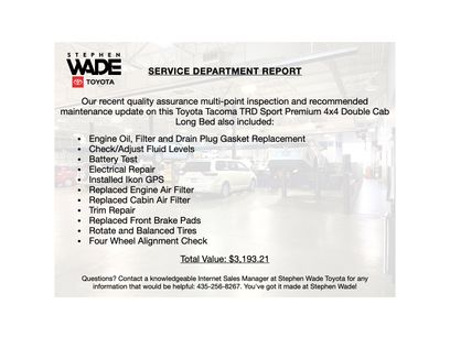 Used 2019 Toyota Tacoma TRD Sport w/ TRD Premium Sport Package