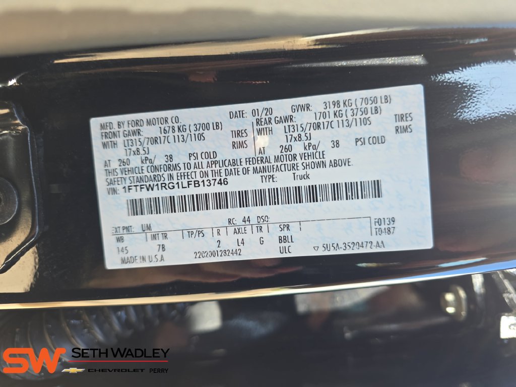 Used 2020 Ford F150 Raptor AWD/4WD image 35