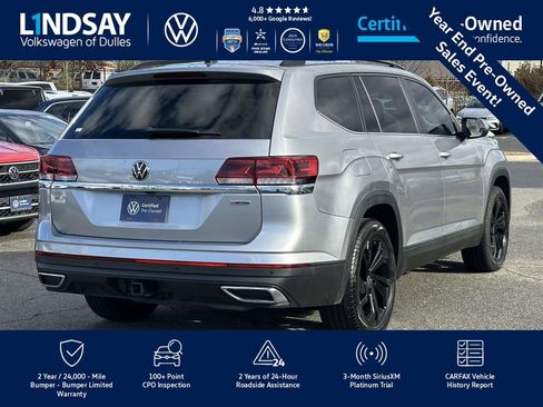 Used 2022 Volkswagen Atlas SE w/ Panoramic Sunroof Package image 8