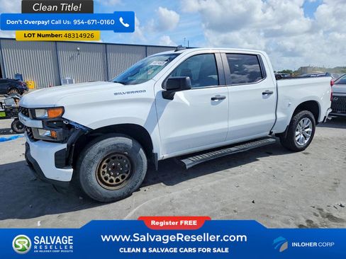 Used 2021 Chevrolet Silverado 1500 Custom RWD image 1