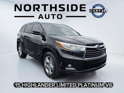 Used 2015 Toyota Highlander Limited Platinum