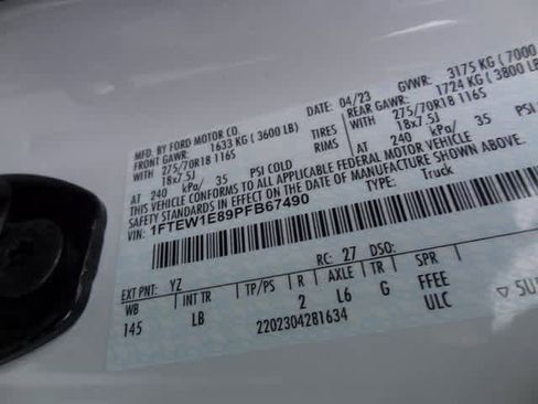 Used 2023 Ford F150 Tremor w/ Trailer Tow Package image 56