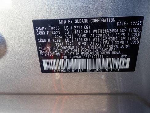Used 2026 Subaru Ascent Limited AWD/4WD image 43