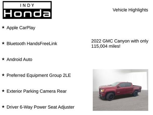 Used 2022 GMC Canyon Elevation RWD image 7