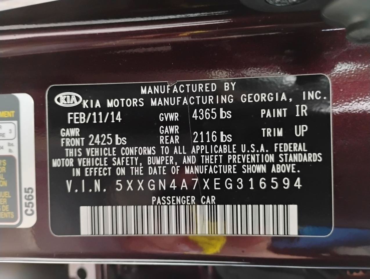 Used 2014 Kia Optima EX FWD image 89