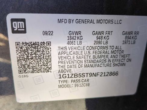 Used 2022 Chevrolet Malibu LS w/ LPO, Convenience Package 2 image 28