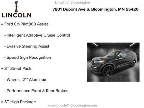 Used 2021 Ford Explorer ST w/ Equipment Group 401A image 9