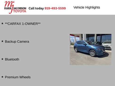 Used 2024 MAZDA CX-5 AWD 2.5 S w/ Select Package image 6