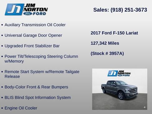 Used 2017 Ford F150 Lariat w/ Equipment Group 502A Luxury AWD/4WD image 17
