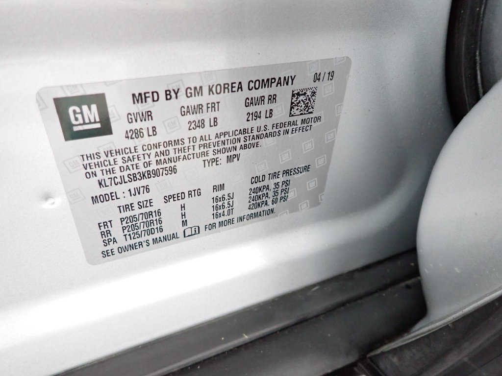 Used 2019 Chevrolet Trax LT w/ LT Convenience Package FWD image 39