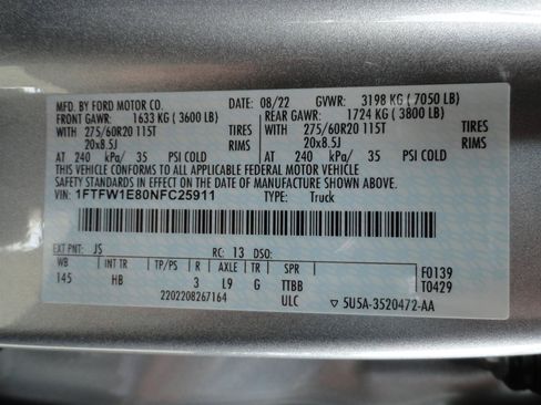 Used 2022 Ford F150 Lariat AWD/4WD image 24