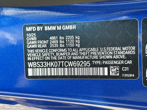 New 2026 BMW M4 xDrive Competition w/ Parking Assistance Package image 42