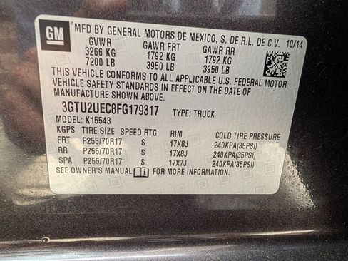 Used 2015 GMC Sierra 1500 SLE w/ SLE Value Package AWD/4WD image 26