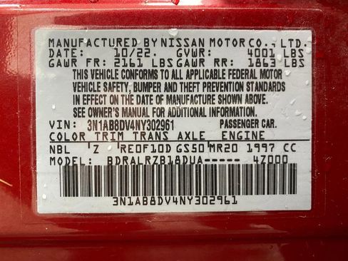 Used 2022 Nissan Sentra SR w/ Electronics Package image 29