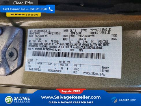 Used 2014 Ford Escape Titanium w/ Equipment Group 401A AWD/4WD image 17