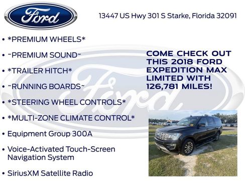 Used 2018 Ford Expedition Max Limited AWD/4WD image 14