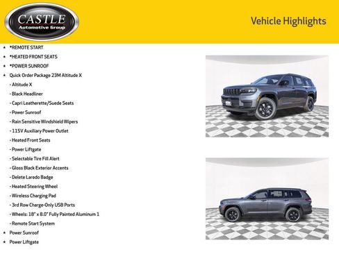 New 2025 Jeep Grand Cherokee L Altitude image 3
