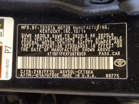 Used 2015 Toyota Camry SE image 33