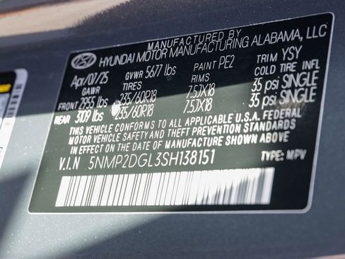 Used 2025 Hyundai Santa Fe SEL AWD/4WD image 35