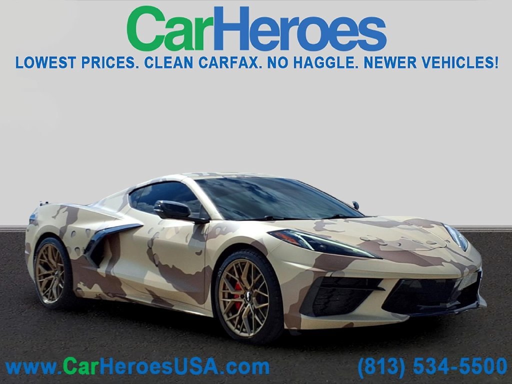 Used 2021 Chevrolet Corvette Stingray Coupe w/ 1LT RWD image 1