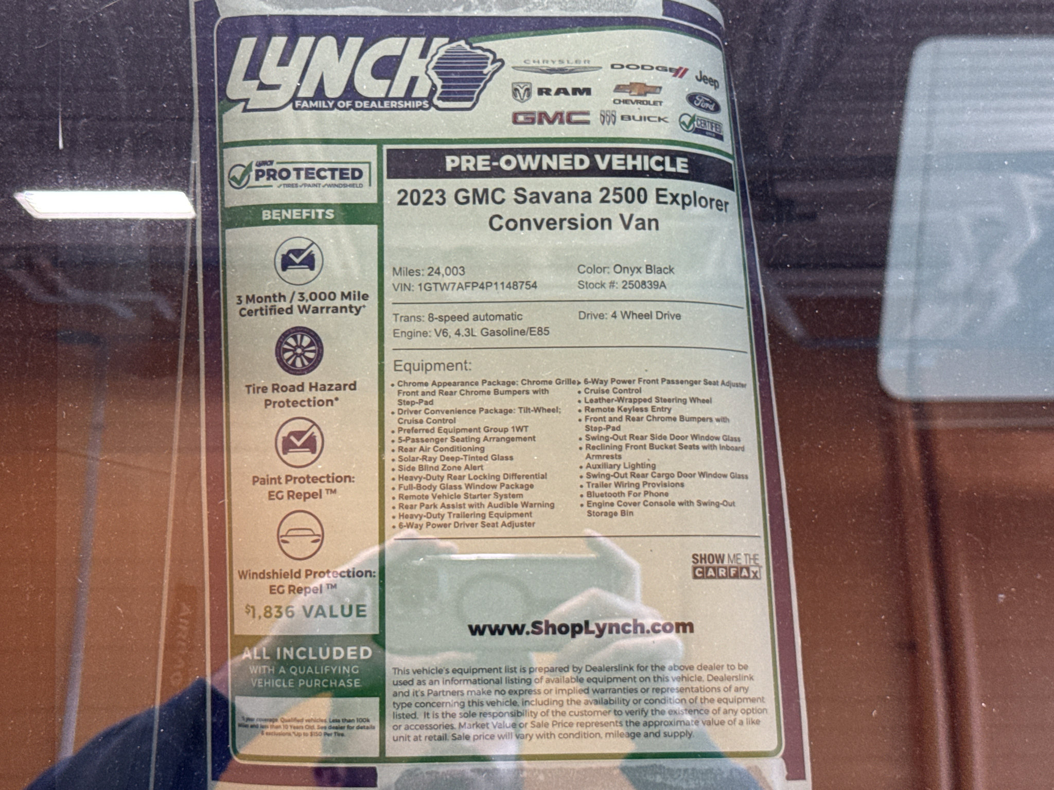 Used 2023 GMC Savana 2500 RWD image 42
