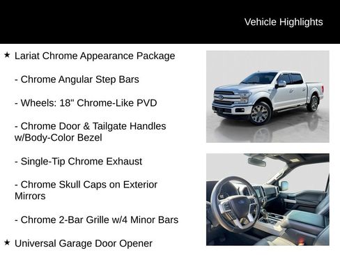 Used 2019 Ford F150 Lariat w/ Equipment Group 502A Luxury AWD/4WD image 26