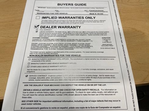 Used 2017 Toyota Prius Four Touring image 35