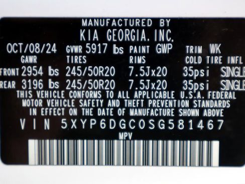 Used 2025 Kia Telluride S AWD/4WD image 43