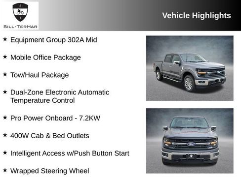 New 2025 Ford F150 XLT w/ Equipment Group 302A MID image 3