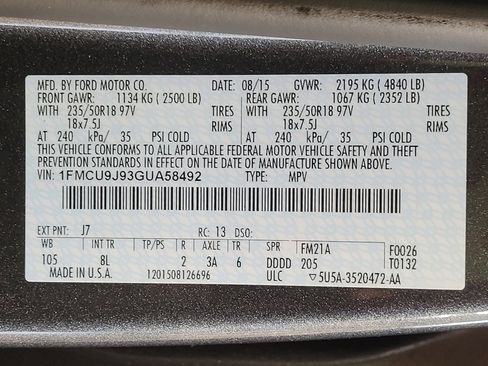 Used 2016 Ford Escape Titanium image 33