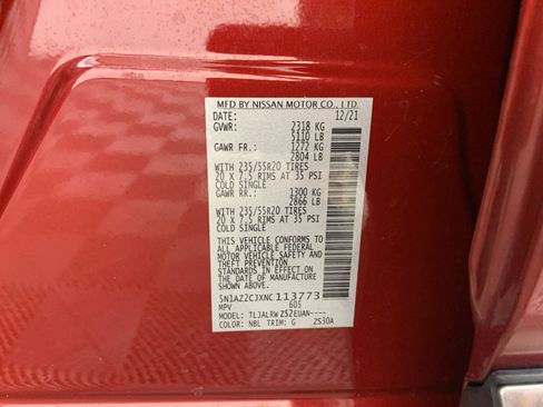 Used 2022 Nissan Murano SL FWD image 13