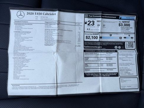 Used 2020 Mercedes-Benz E 450 E 450 Cabrio image 24