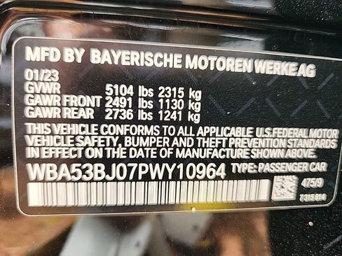 Used 2023 BMW 540i w/ M Sport Package RWD image 8